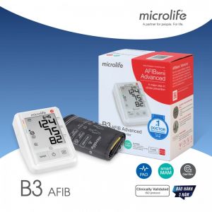 MÁY ĐO HUYẾT ÁP BẮP TAY MICROLIFE B3 AFIB ADVANCED